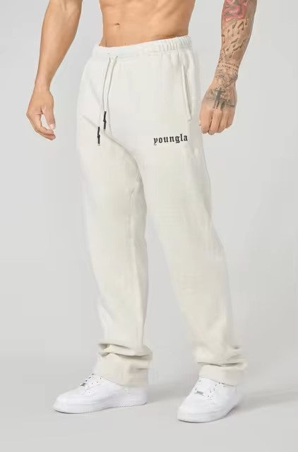 Pantalón de sudadera bota recta (Estampado)